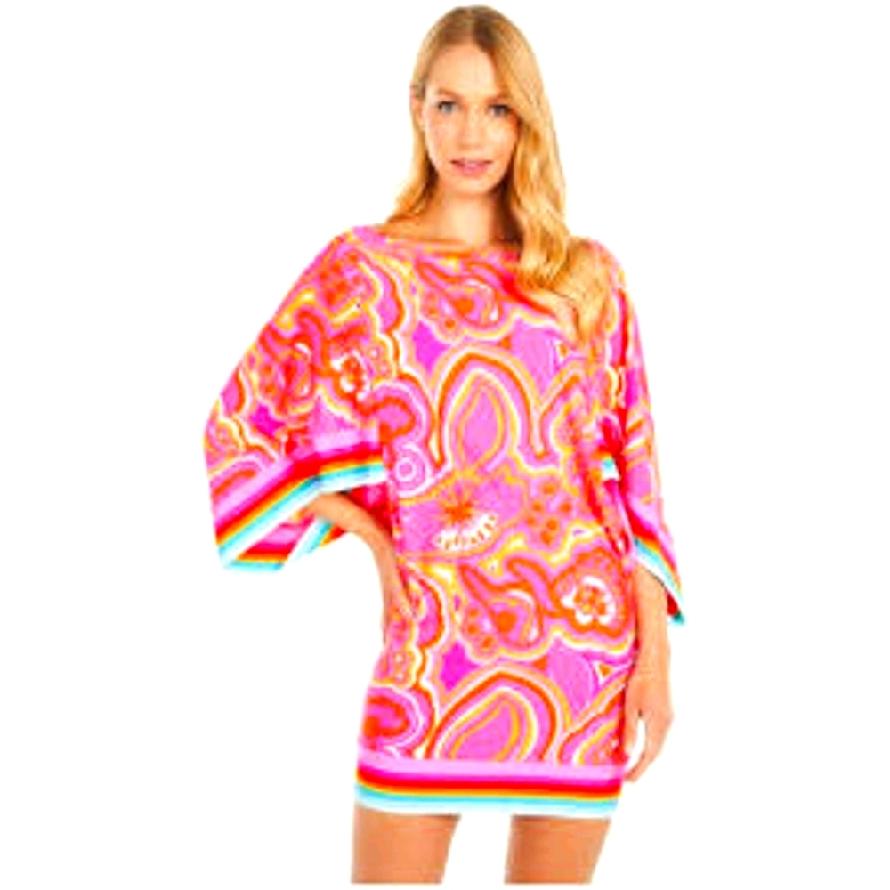 NWT Trina Turk Morning Sunrise Tunic Swimsuit Co…